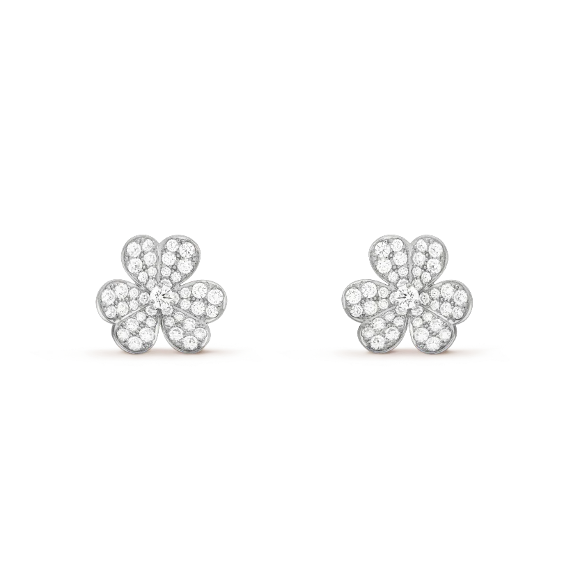 [Clover Jewelery]CLOVER COMOS DIAMOND EARRINGS SILVER