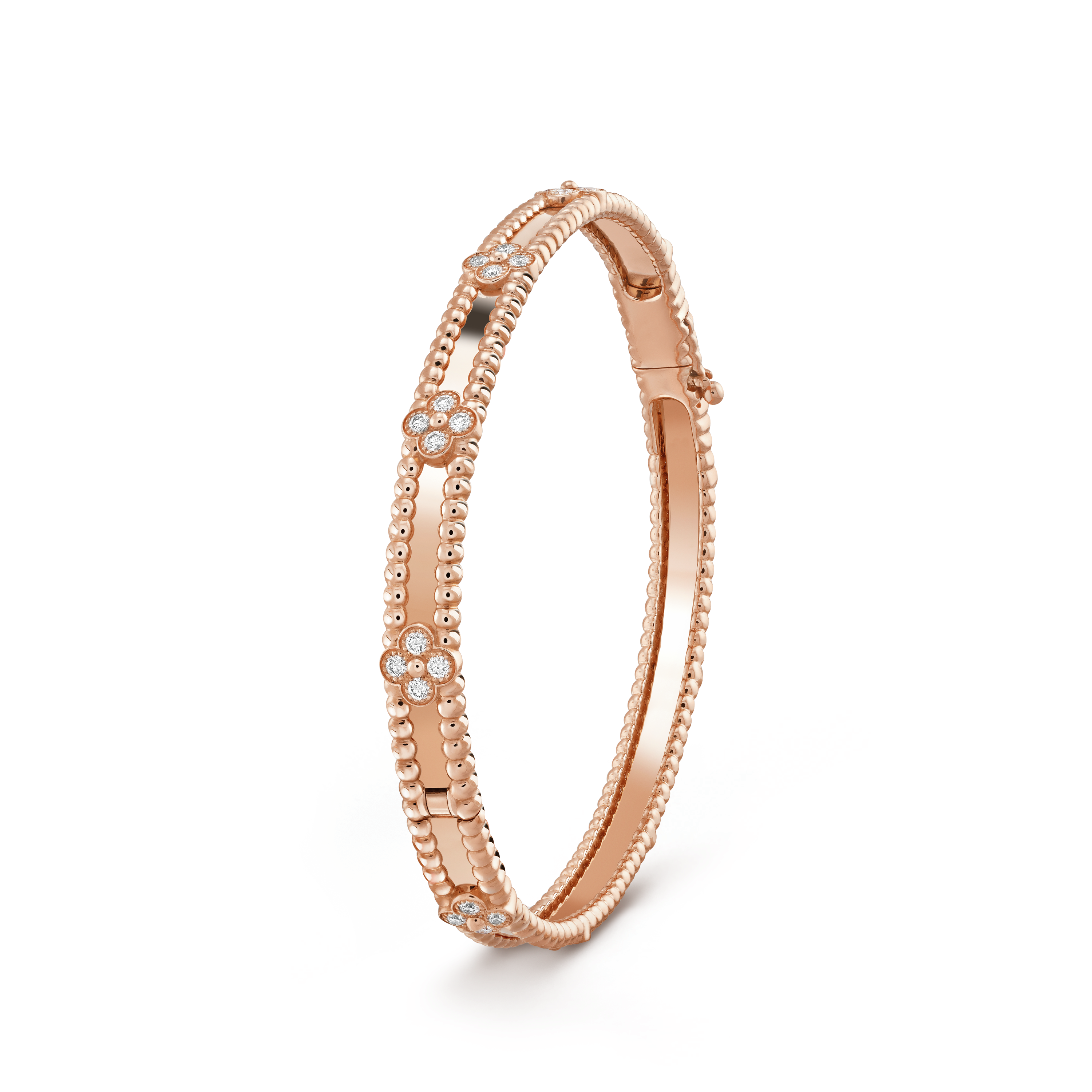 [Clover Jewelry]CLOVER BRACELET 4MM DIAMONDS