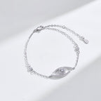 [Clover Jewelry]Lucky Eye Pave-Set Diamond Bracelet