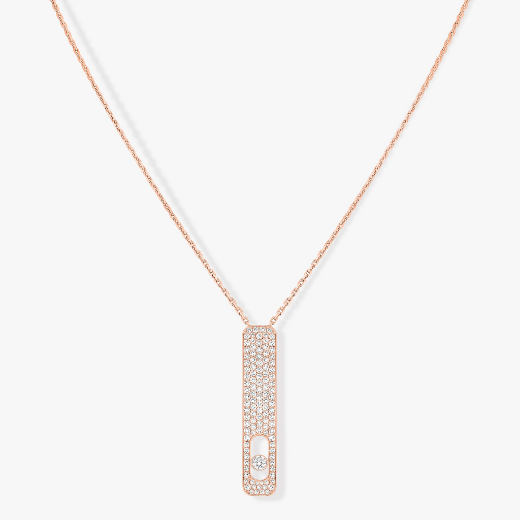 [Clover Jewelry]MY FIRST DIAMOND PAVED NECKLACE