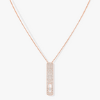 [Clover Jewelry]MY FIRST DIAMOND PAVED NECKLACE
