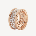 [Clover Jewelry]ZERO 1 MIT GEPFLASTERTEN DIAMANTEN AUF DEM SPIRALRING