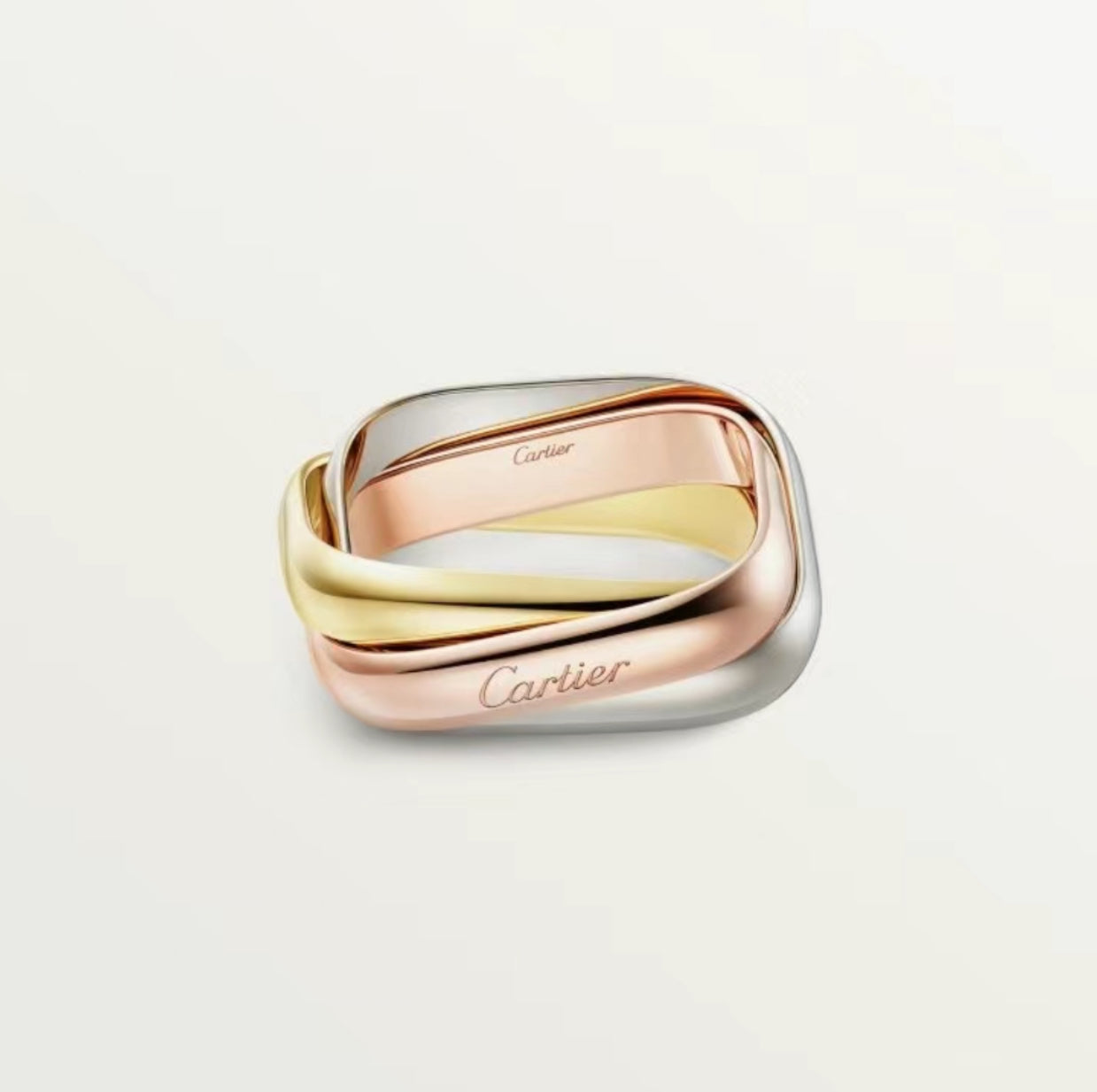 [Clover Jewelry]TRINITY RING GOLD PINK GOLD SILVER