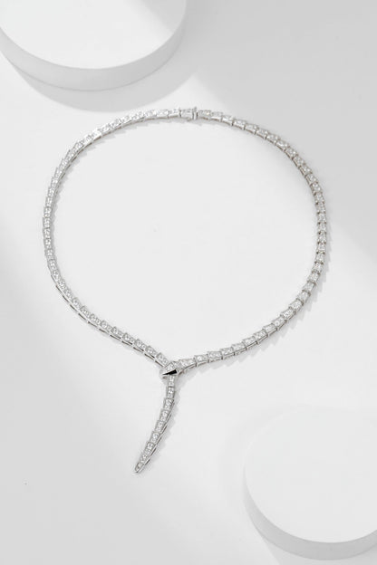 [Regalia jewelry]SERPENTI NECKLACE SILVER DIAMOND