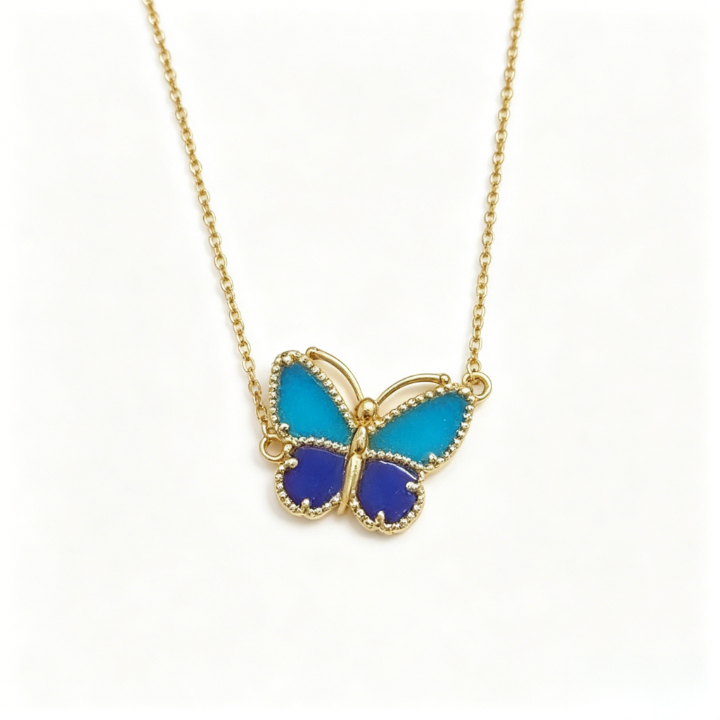 [Clover Jewelry] 2026 NEW LUCKY BUTTERFLY 1 MOTIFS NECKLACE