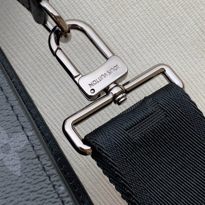 ANPHA WEARABLE WALLET 18 IN BLACK MONOGRAM ECLIPSE REVERSE CALFSKIN