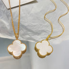 [クローバージュエリー]CLOVER 25MM MOP ラージペンダントネックレス