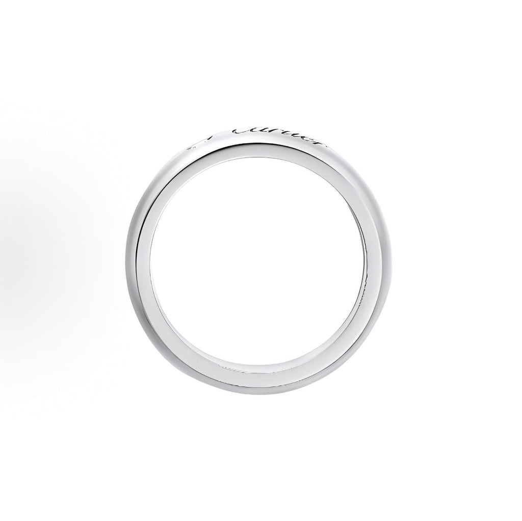 C PLATIN 1 DIAMANTRING SILBER