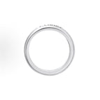 C PLATIN 1 DIAMANTRING SILBER