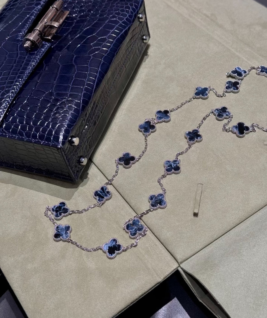 [Clover Jewelry]CLOVER 20 MOTIFS BIDE STONE NECKLACE
