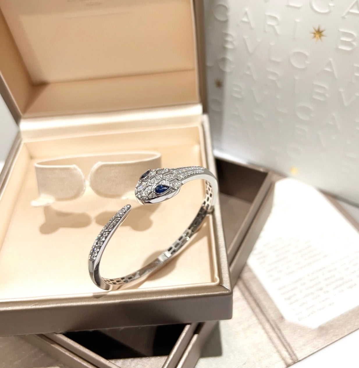 [Clover Jewelery]HAUTE COUTURE SILVER SERPENTI BRACELET