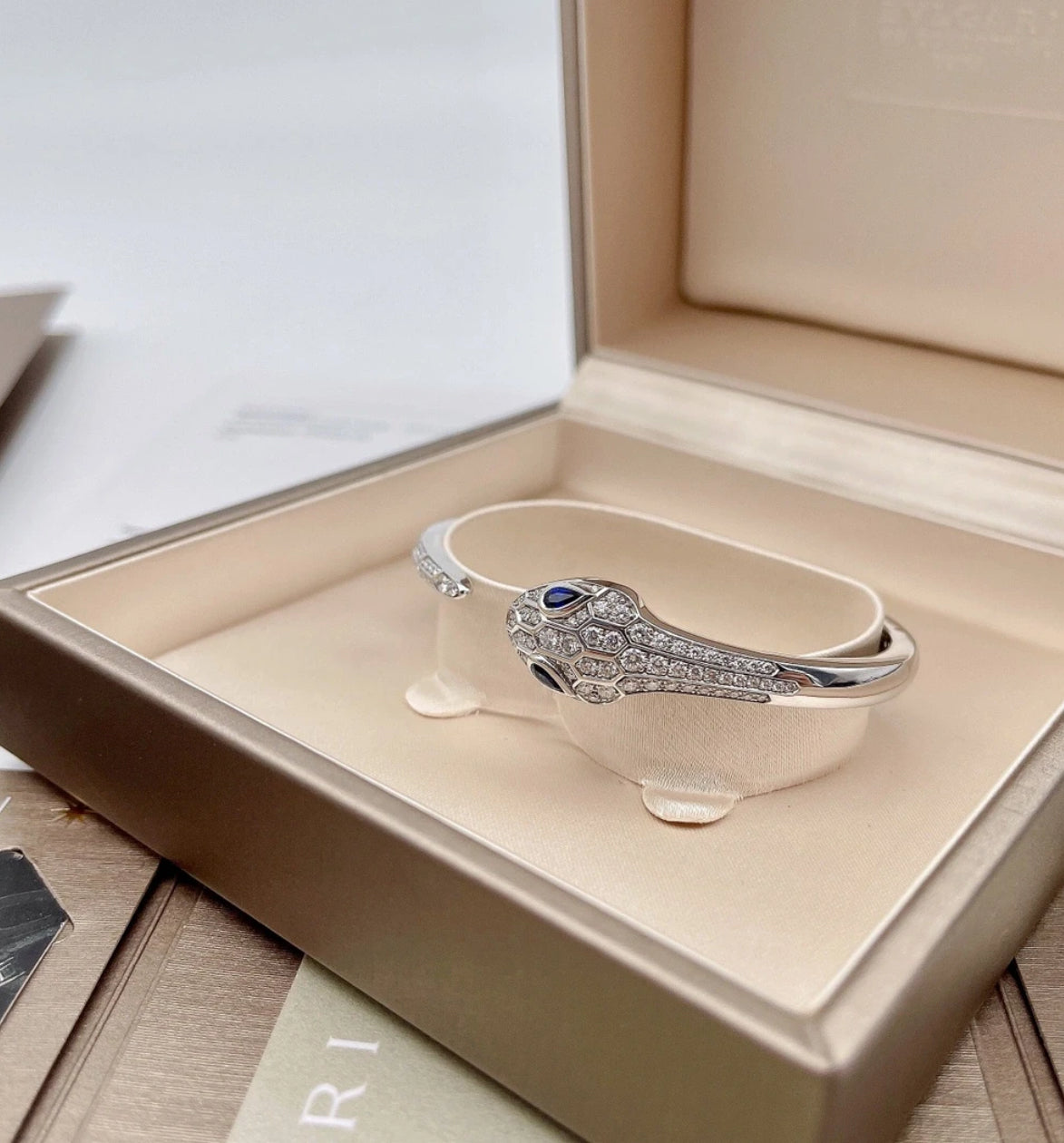 [Clover Jewelery]HAUTE COUTURE SILVER SERPENTI BRACELET