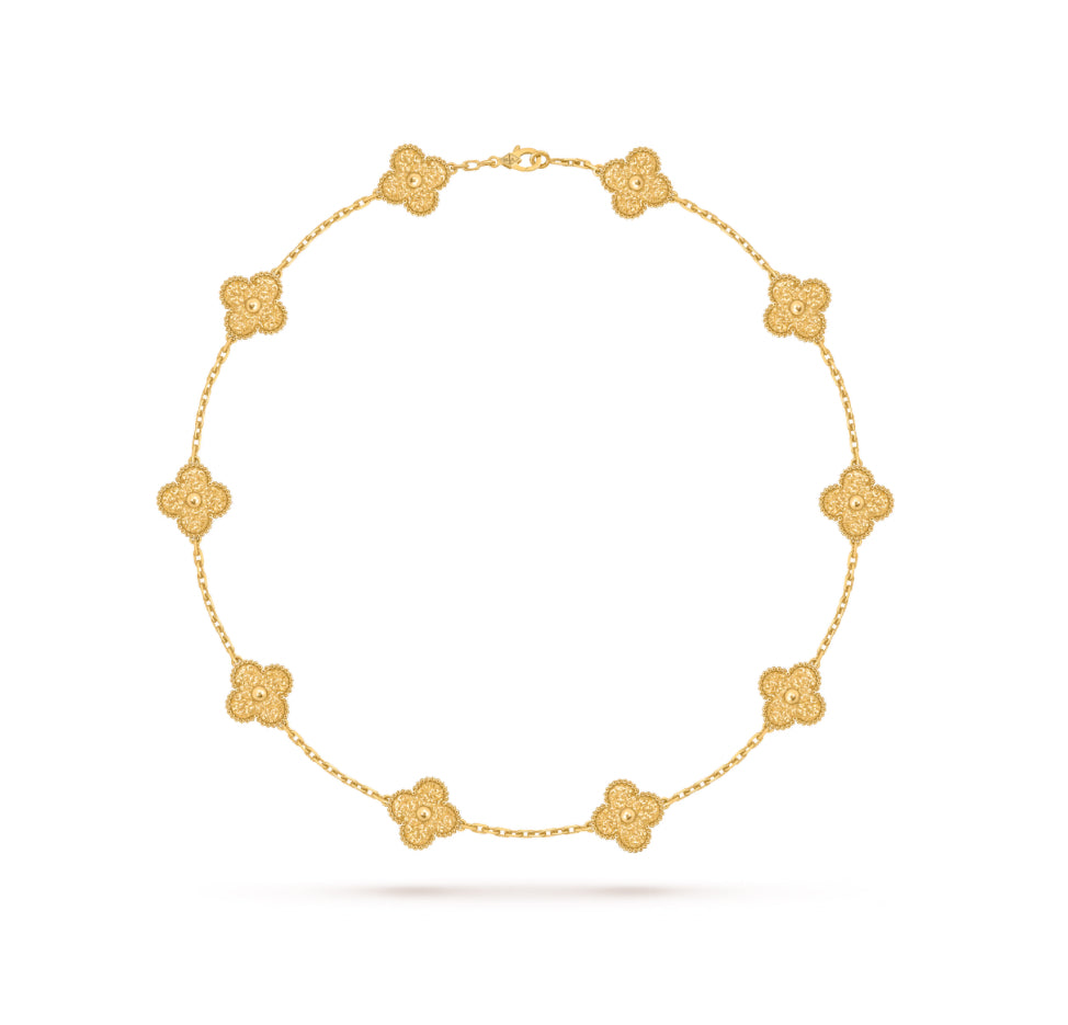 [Clover Jewelry]CLOVERS DAS 10-MOTIVE COLLIER