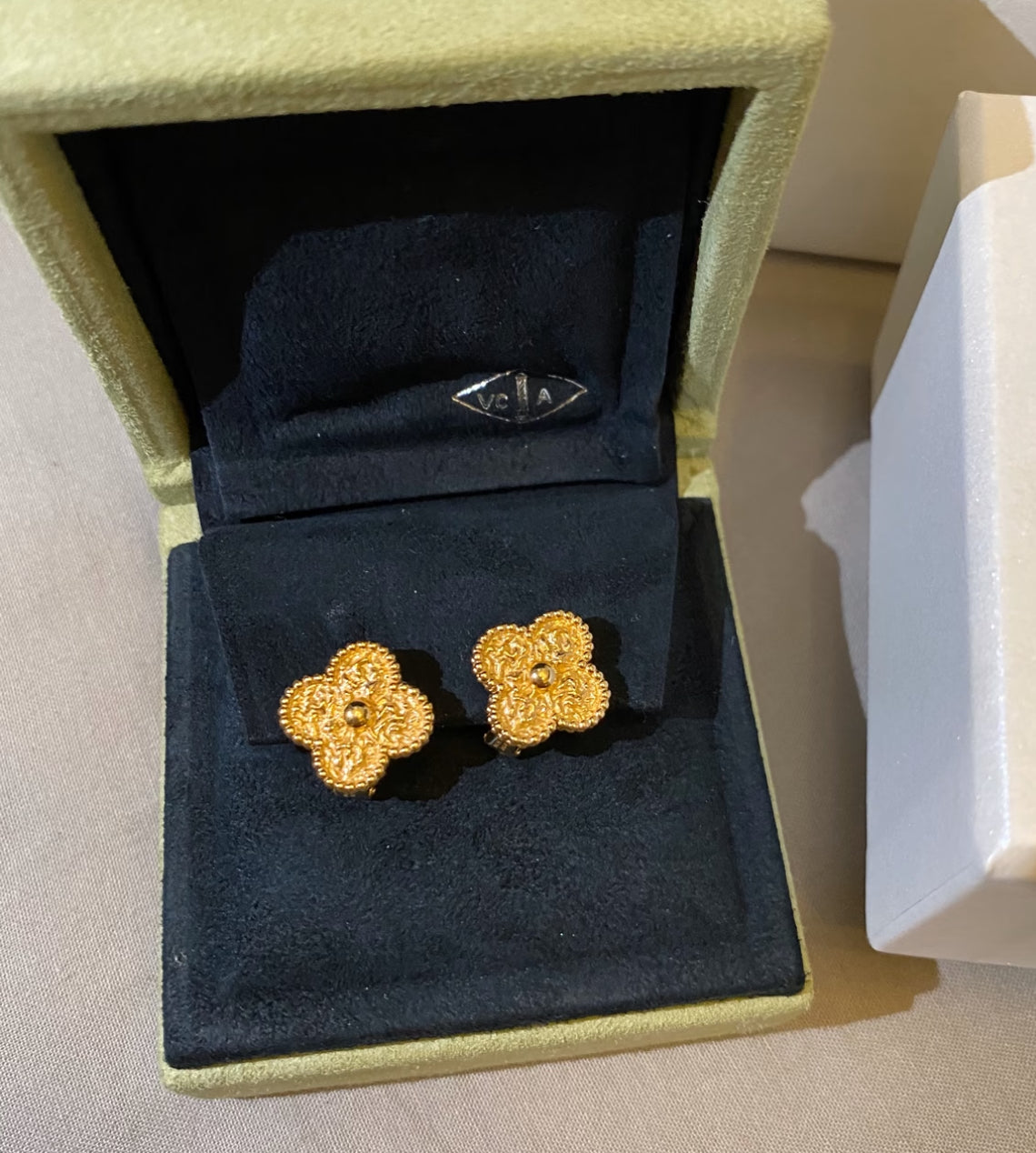 [Clover Jewelry]CLOVER MEDIUM 1 MOTIFS LAVA EARRINGS