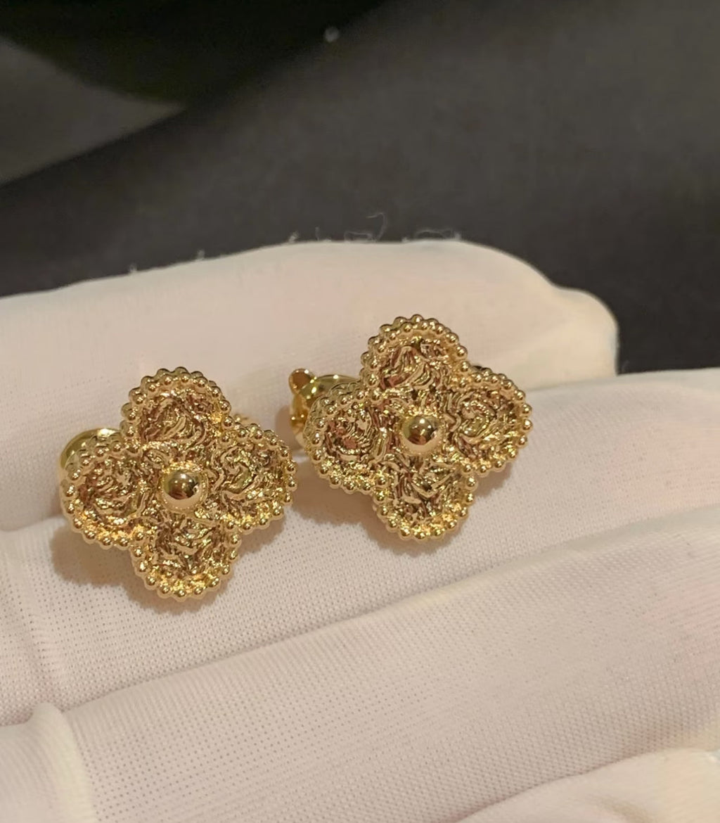 [Clover Jewelry]CLOVER MEDIUM 1 MOTIVE LAVA OHRRINGE