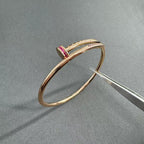 [Clover Jewelry]JUSTE BRACELET 2.5MM DIAMONDS NEW
