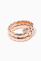 [Clover Jewelry]SERPENTS DOUBLE ROW DIAMOND RING
