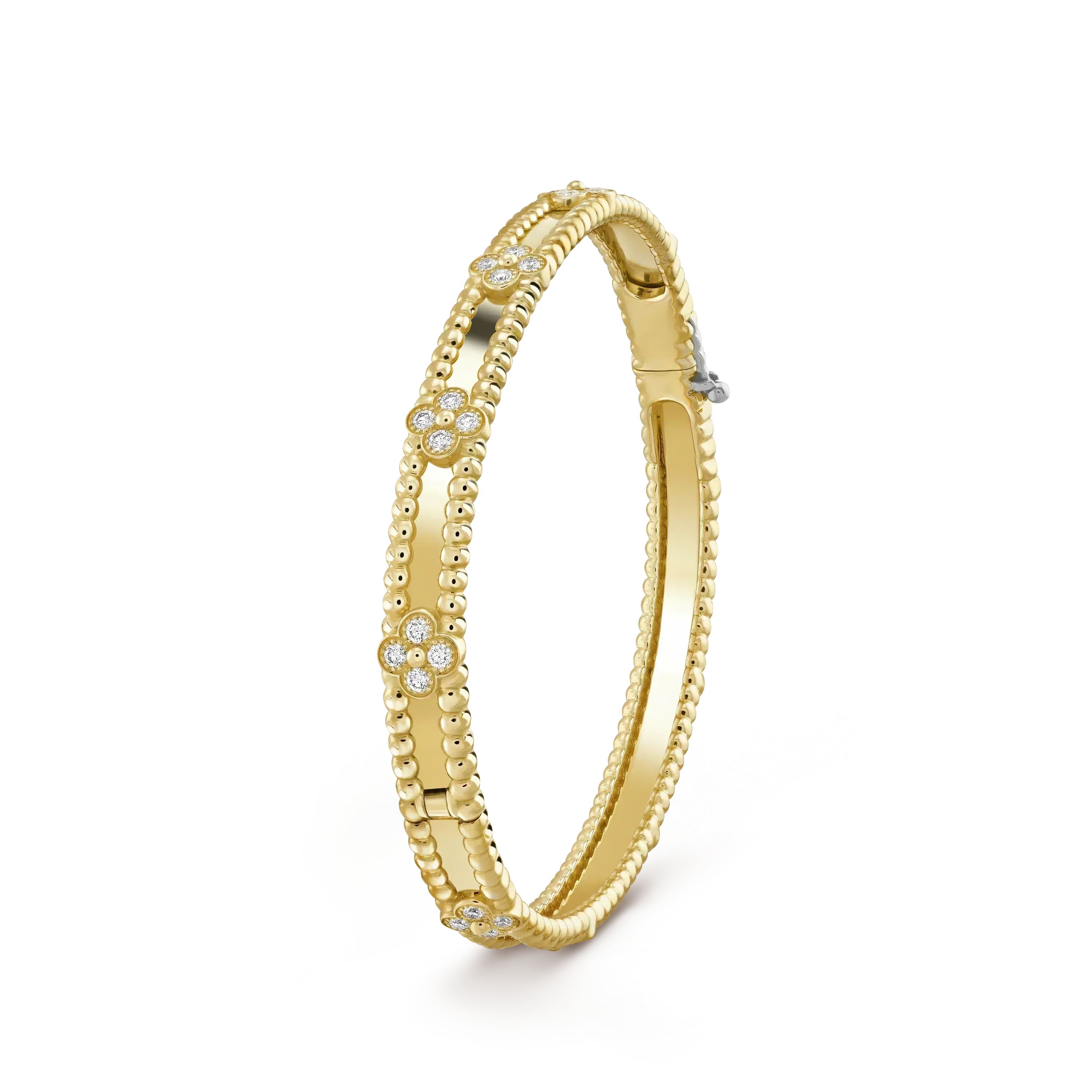 [Clover Jewelry]CLOVER BRACELET 4MM DIAMONDS