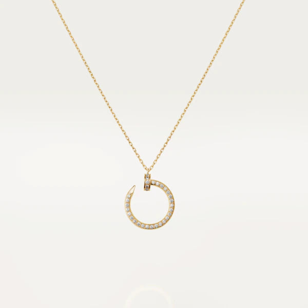 [Clover Jewelery]JUSTE NECKLACE GOLD DIAMONDS