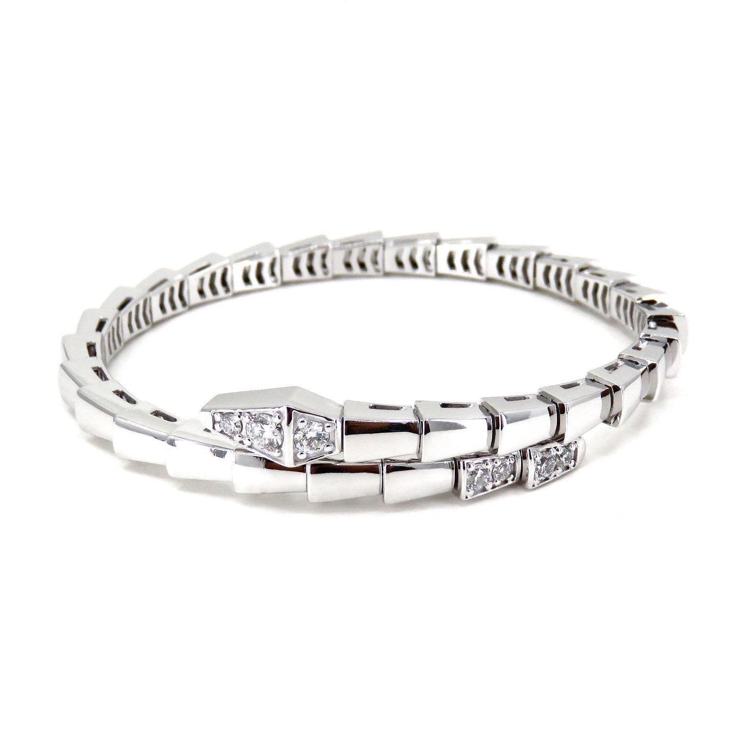 [Clover Jewelery]SERPENTI BRACELET DIAMONDS SILVER