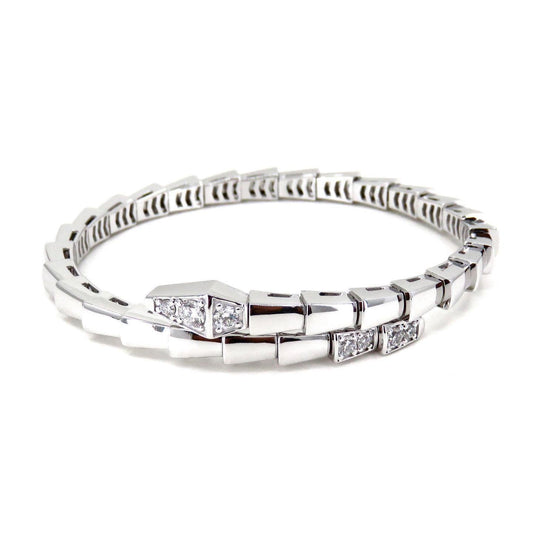 [Clover Jewelery]SERPENTI BRACELET DIAMONDS SILVER