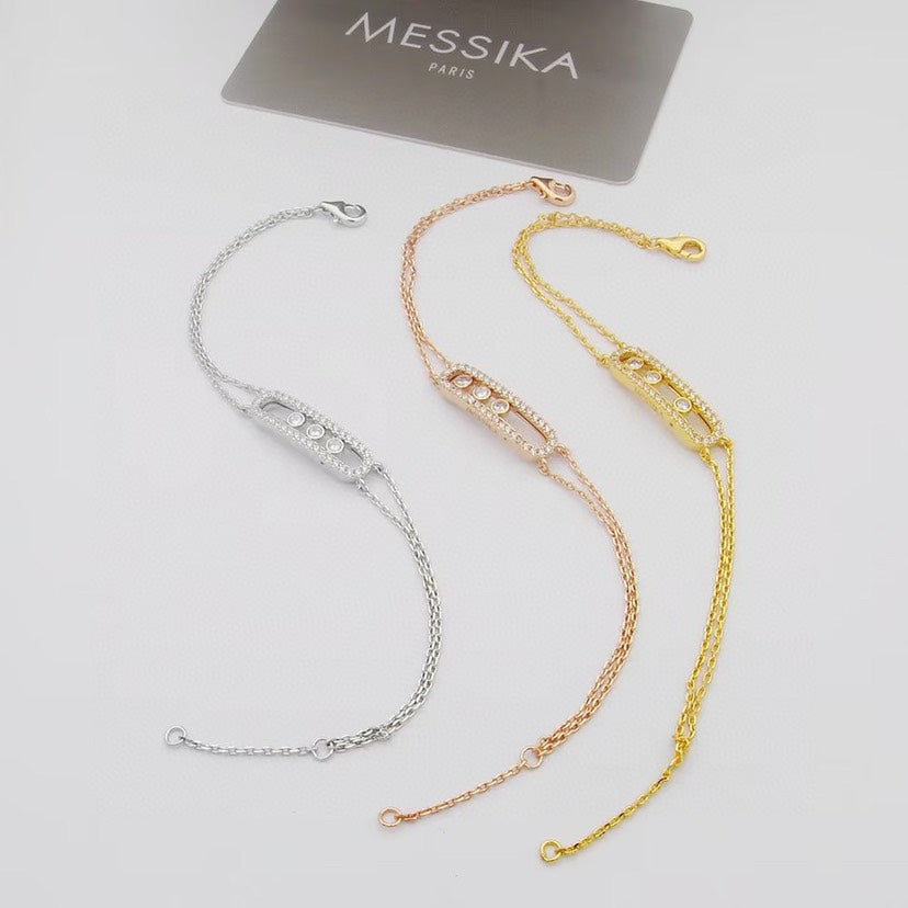 [Clover Jewelry] Move Classique pavé bracelet