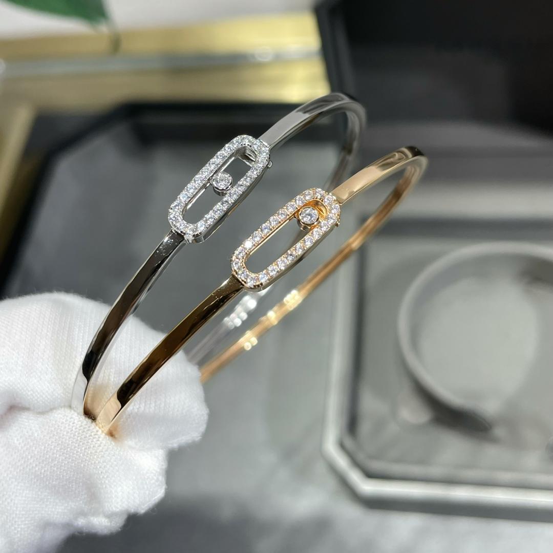 [Clover Jewelry]Move Uno pavé flex bangle medium