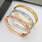 [Clover Jewelry]Move Romane pavé bangle