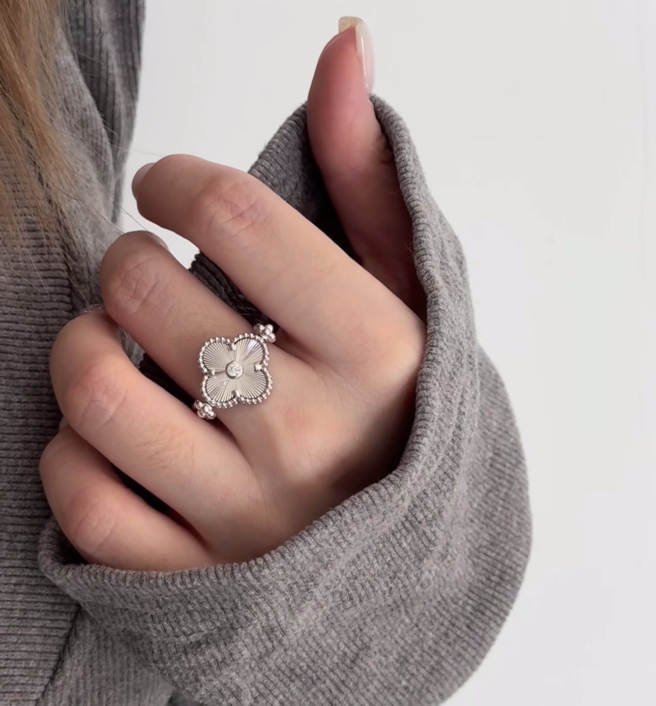 [Clover Jewelry]CLOVER RIVERSIBLE SLIVER RING