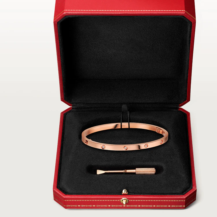 [Clover Jewelry]LOVE BRACELET 3.65MM 10 DIAMONDS