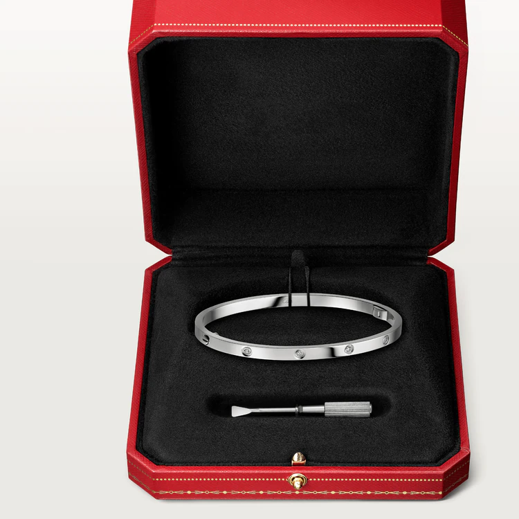 [Clover Jewelry]LOVE BRACELET 3.65MM 10 DIAMONDS