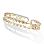 [Clover Jewelry]MOVE 10TH PAVED DIAMOND BRACELET