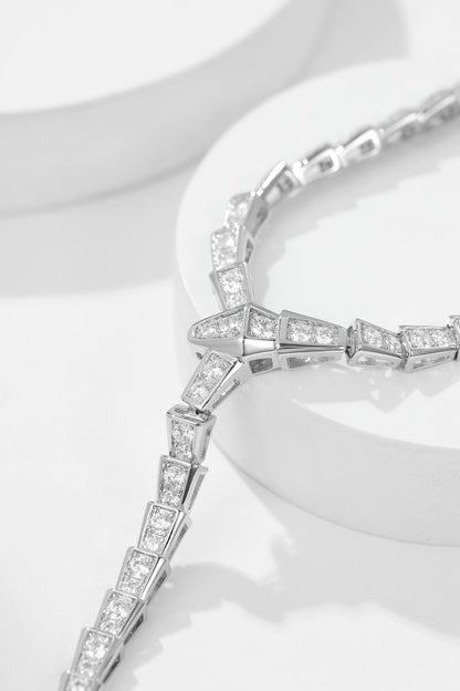 [Regalia jewelry]SERPENTI NECKLACE SILVER DIAMOND