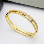 [Clover Jewelry]Move Romane pavé bangle
