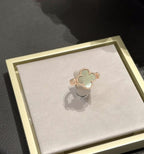 [Clover Jewelry]CLOVER RIVERSIBLE GREY MOP RING