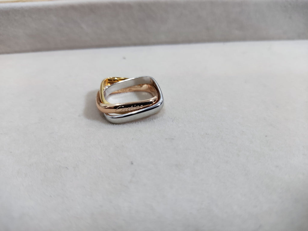 [Clover Jewelry]TRINITY RING GOLD PINK GOLD SILVER