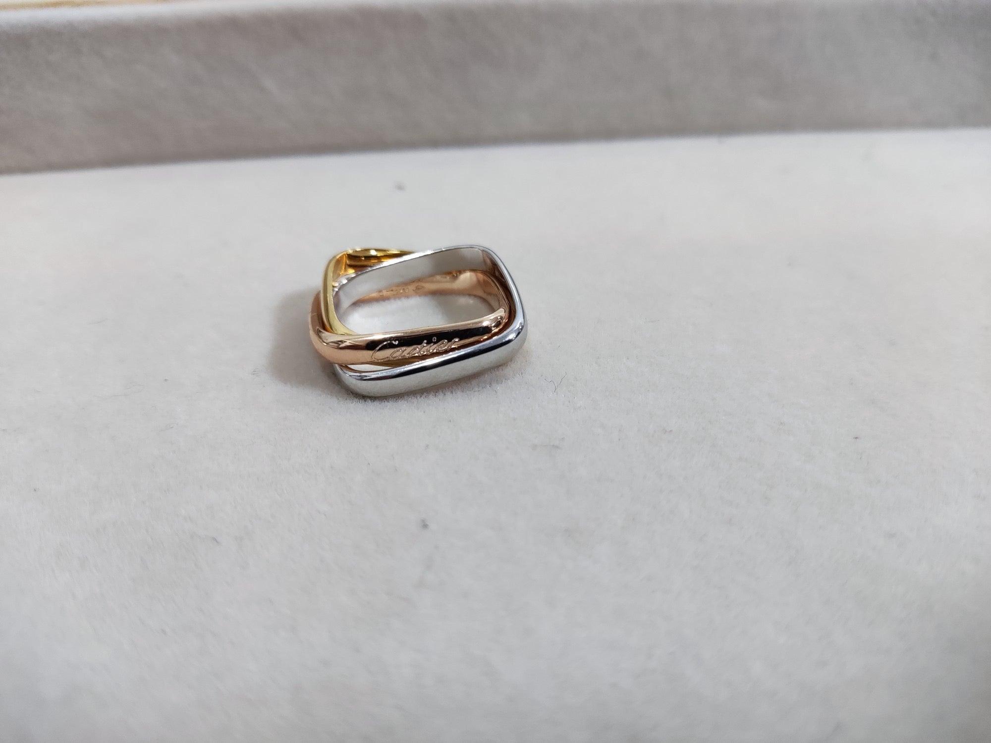 [Clover Jewelry]TRINITY RING GOLD PINK GOLD SILVER