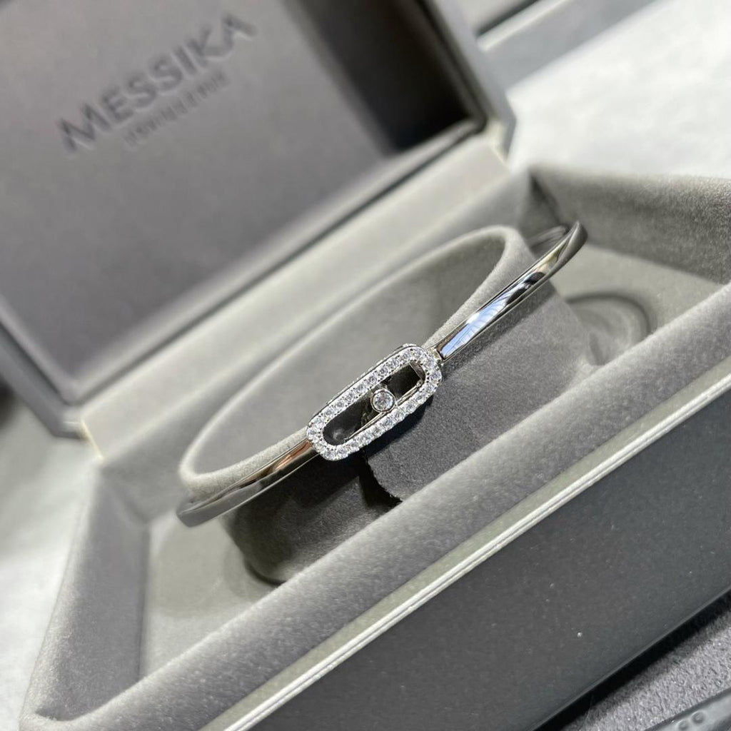 [Clover Jewelry]Move Uno pavé flex bangle medium