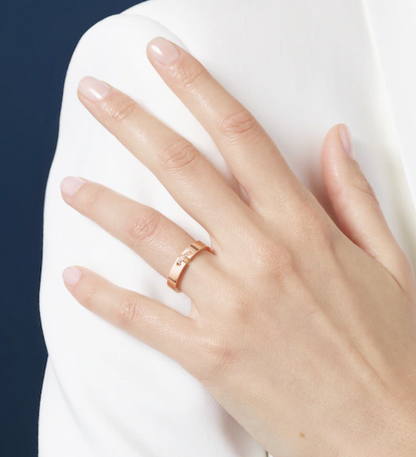 [Clover Jewelery]ALLIANCE LIENS VIDENCE DIAMOND 4MM RING