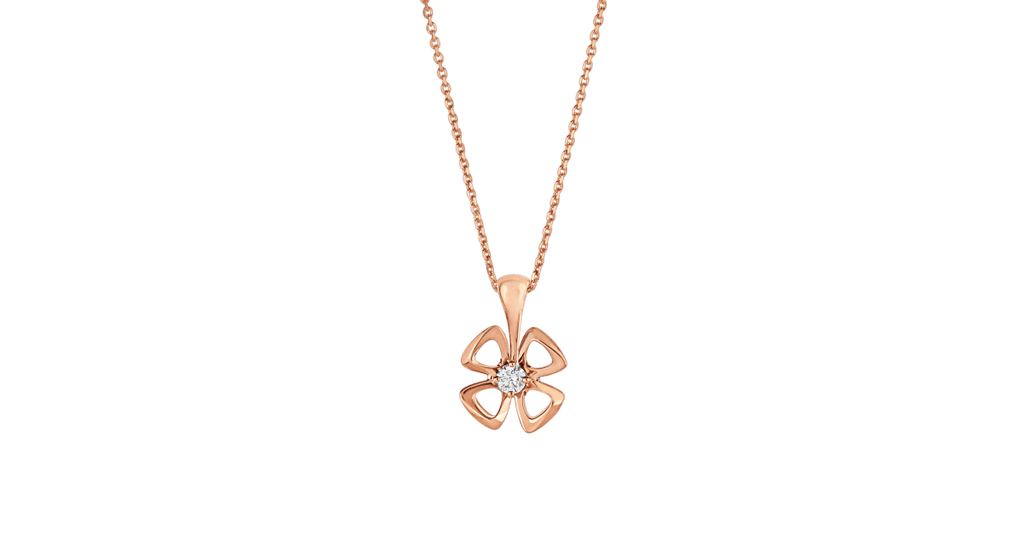 [Clover Jewelry]FIOREVER NECKLACE DIAMOND CENTER