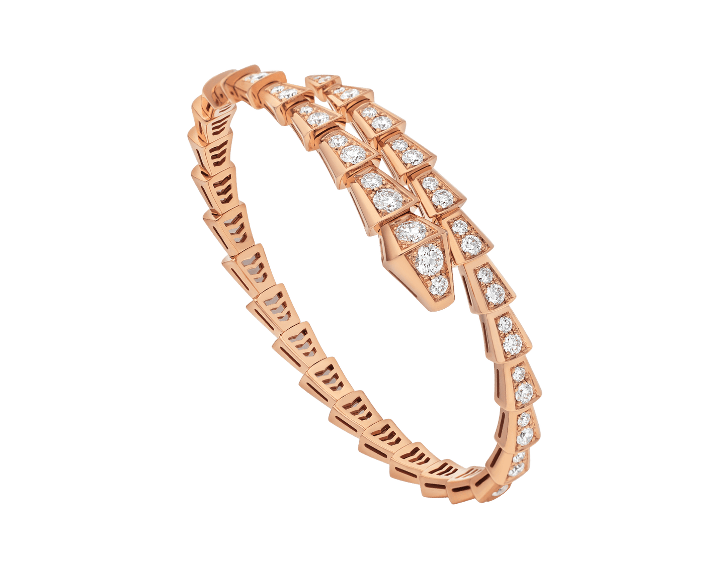 [Clover Jewelery]SERPENTI BRACELET 6.8MM PINK GOLD DIAMOND