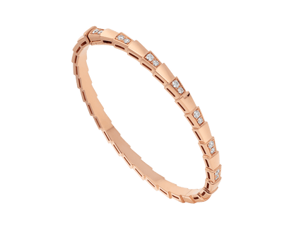 [Clover Jewelry]SERPENTI SMALL BRACELET PINK GOLD DIAMOND
