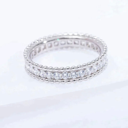 [Clover Jewelery]PERLEE DIAMOND SILVER RING