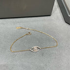 [Clover Jewelry]Lucky Eye Pave-Set Diamond Bracelet