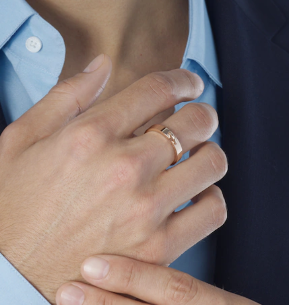 [Clover Jewelery]ALLIANCE LIENS VIDENCE 4MM RING