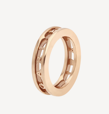 [Clover Jewelery]ZERO 1 ONE-BAND WITH OPENWORK LOGO SPIRAL RING