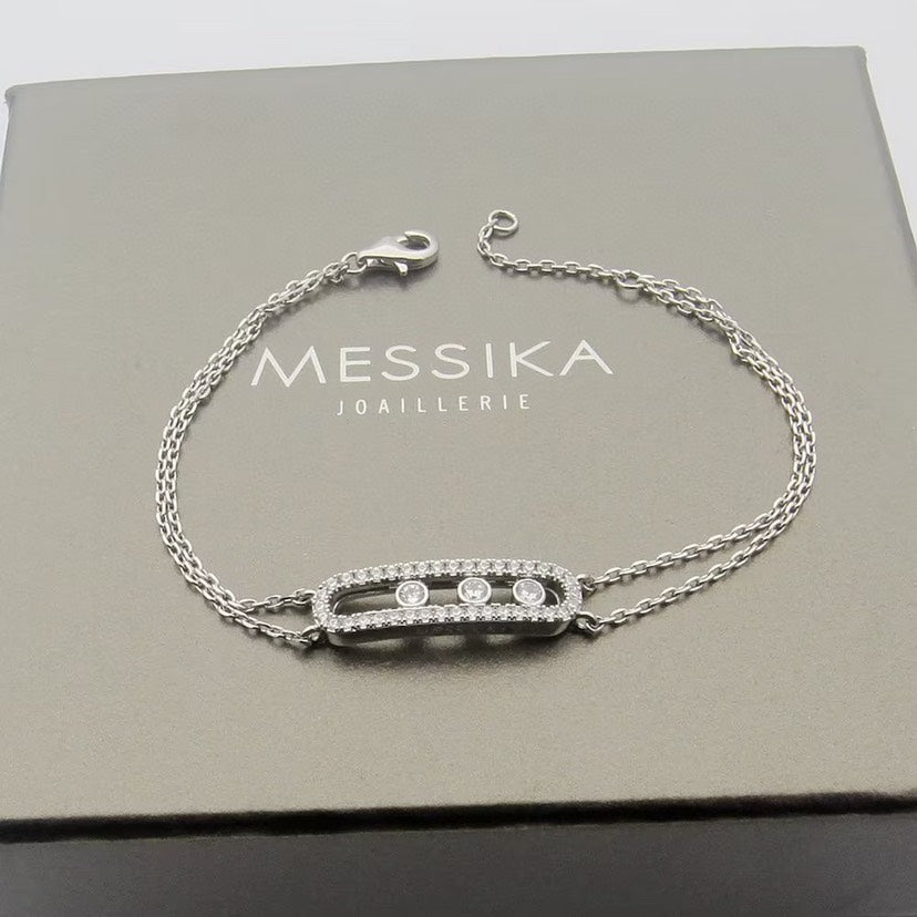 [Clover Jewelry] Move Classique pavé bracelet