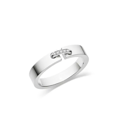 [Clover Jewelery]ALLIANCE LIENS VIDENCE DIAMOND 4MM RING