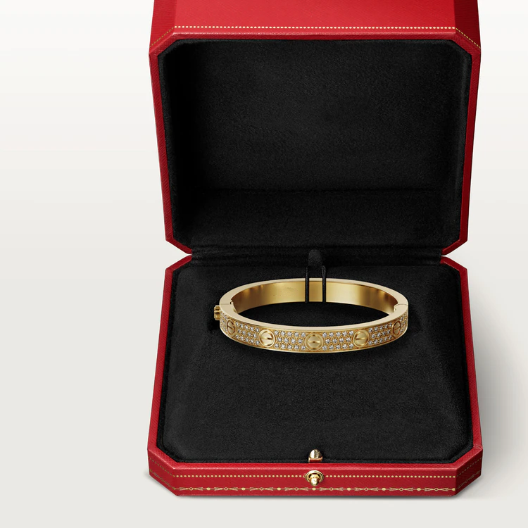 [Clover Jewelry]LOVE BRACELET 6.1MM DIAMOND-PAVED