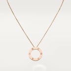 [Clover Jewelry]LIEBESKETTE 16MM 3 DIAMANTEN